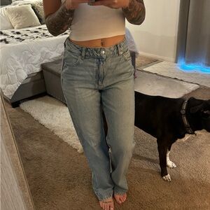 Women’s garage 90s straight leg jeans